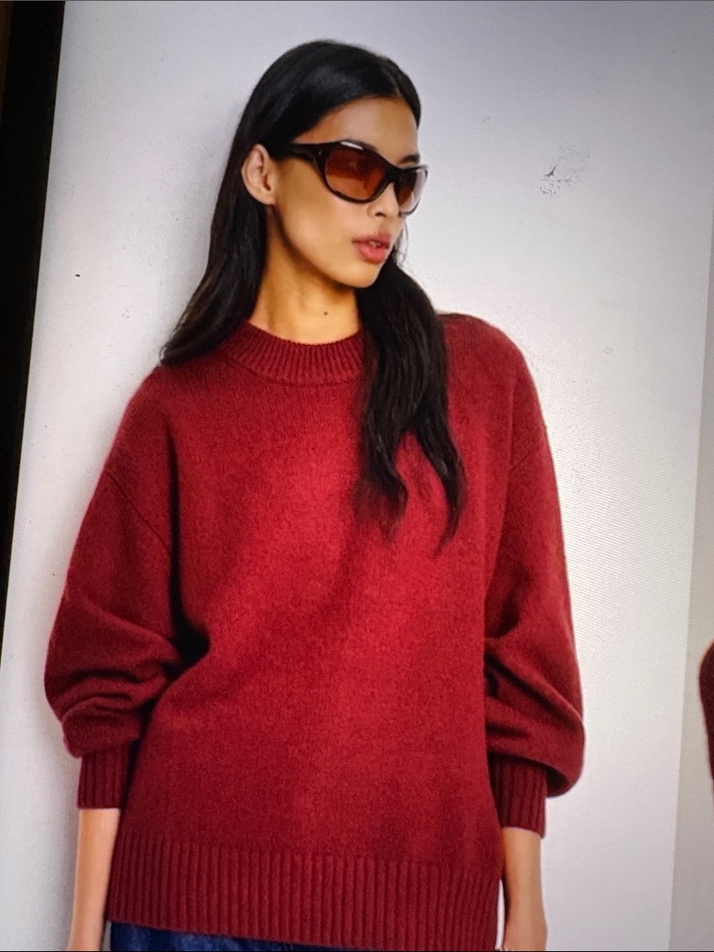 Reformation Cashmere Cropped Sweater XS